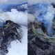 View from the top of Cotopaxi’s crater.